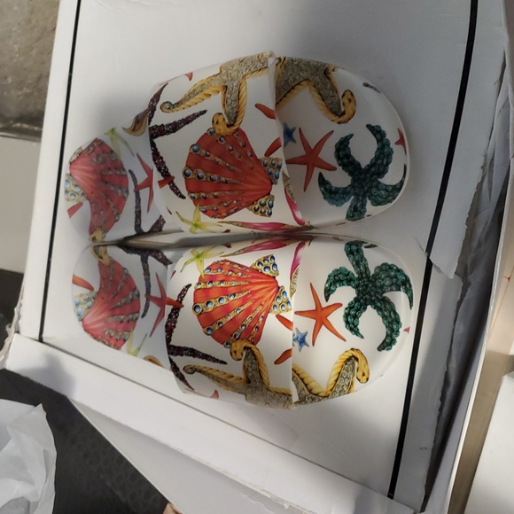Nib Men's Sz 44 Versace Pool slides - Picture 6 of 10